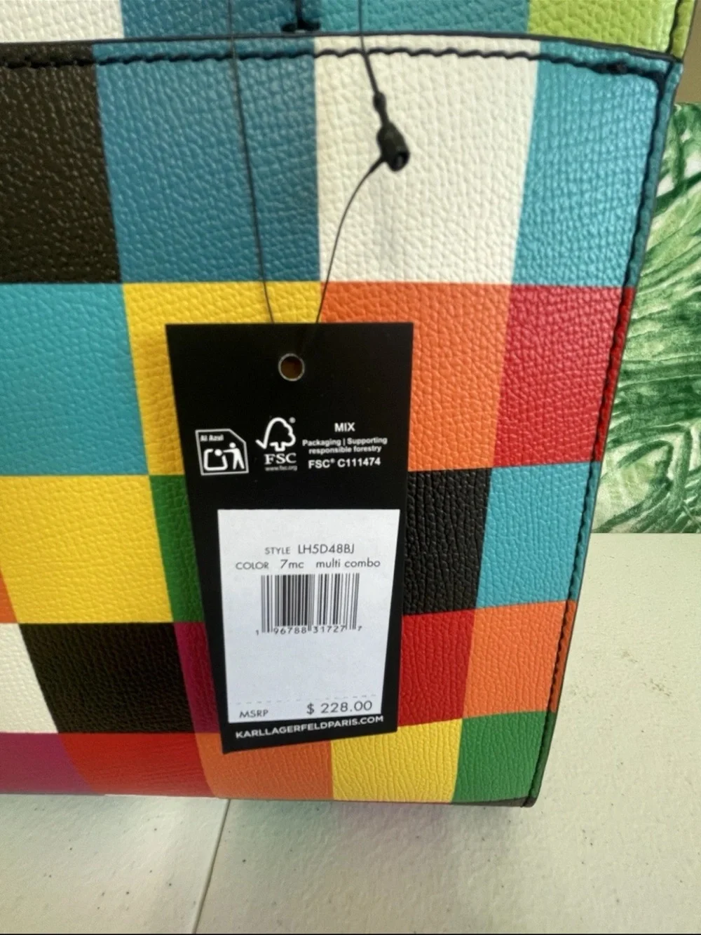 Karl Lagerfeld bold multicolor